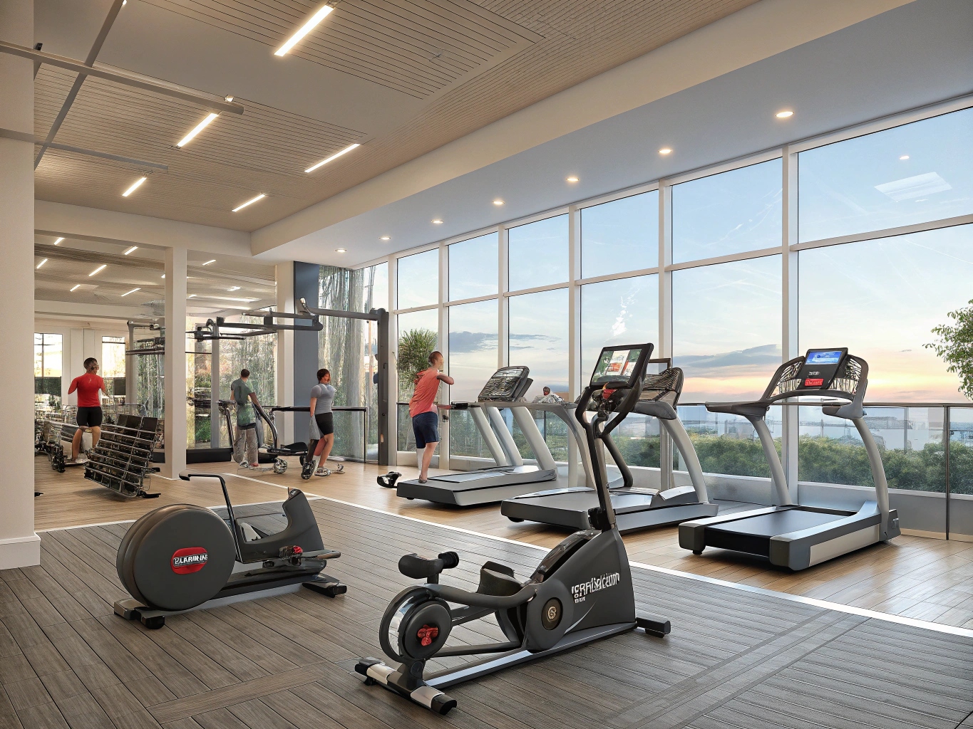 Moderne treningsstudio